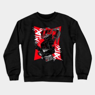 ninja girl Crewneck Sweatshirt